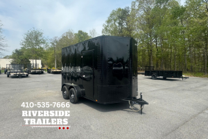 Arising 7’x12′ Black Blacked-Out Enclosed Trailer